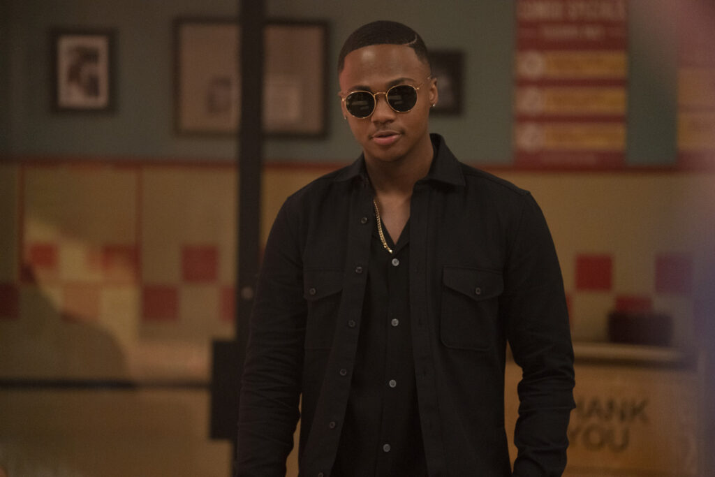 Ahmad Ferguson as Bakari in The Chi