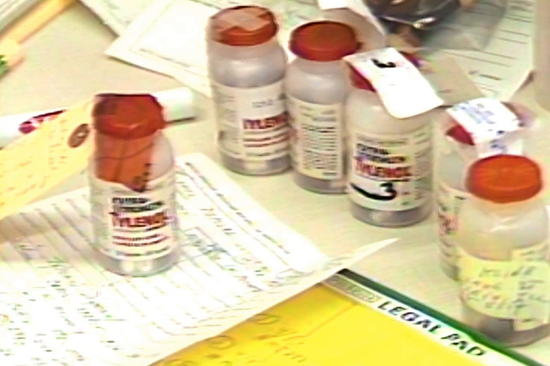 Episodic still from the true crime documentary Painkiller: The Tylenol Murders