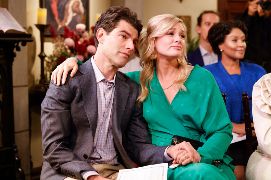 Max Greenfield & Beth Behrs in The Neighborhood