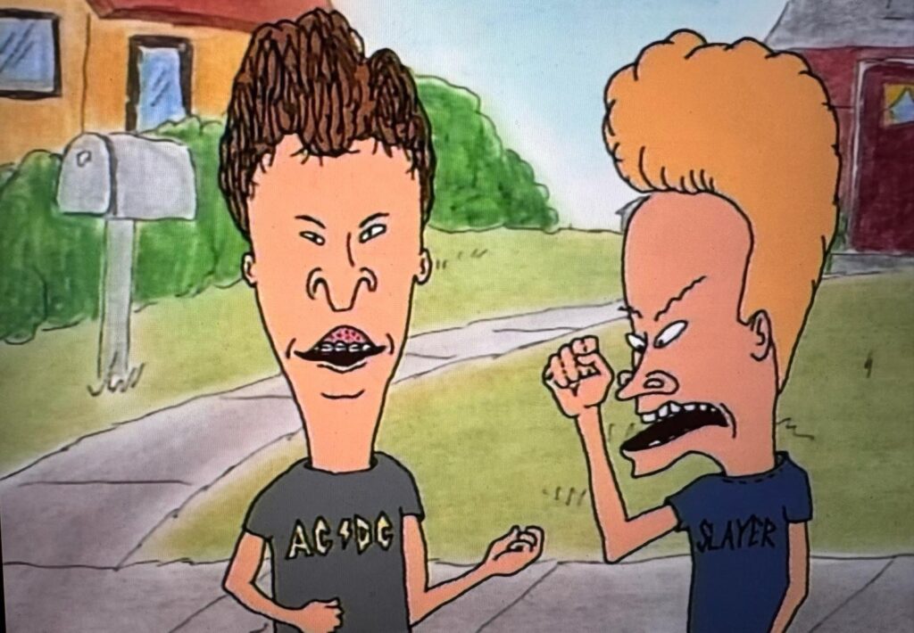 Aimated characters in Beavis & Butthead