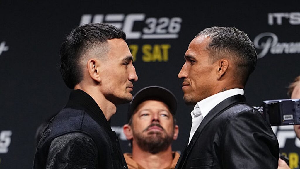 LAS VEGAS, NEVADA - DECEMBER 05: during the UFC 323 ceremonial weigh-in at T-Mobile Arena on December 5, 2025 in Las Vegas, Nevada. (Photo by Jeff Bottari/Zuffa LLC)