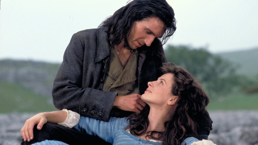 Ralph Fiennes and Juliette Binoche star in Wuthering Heights (1992)