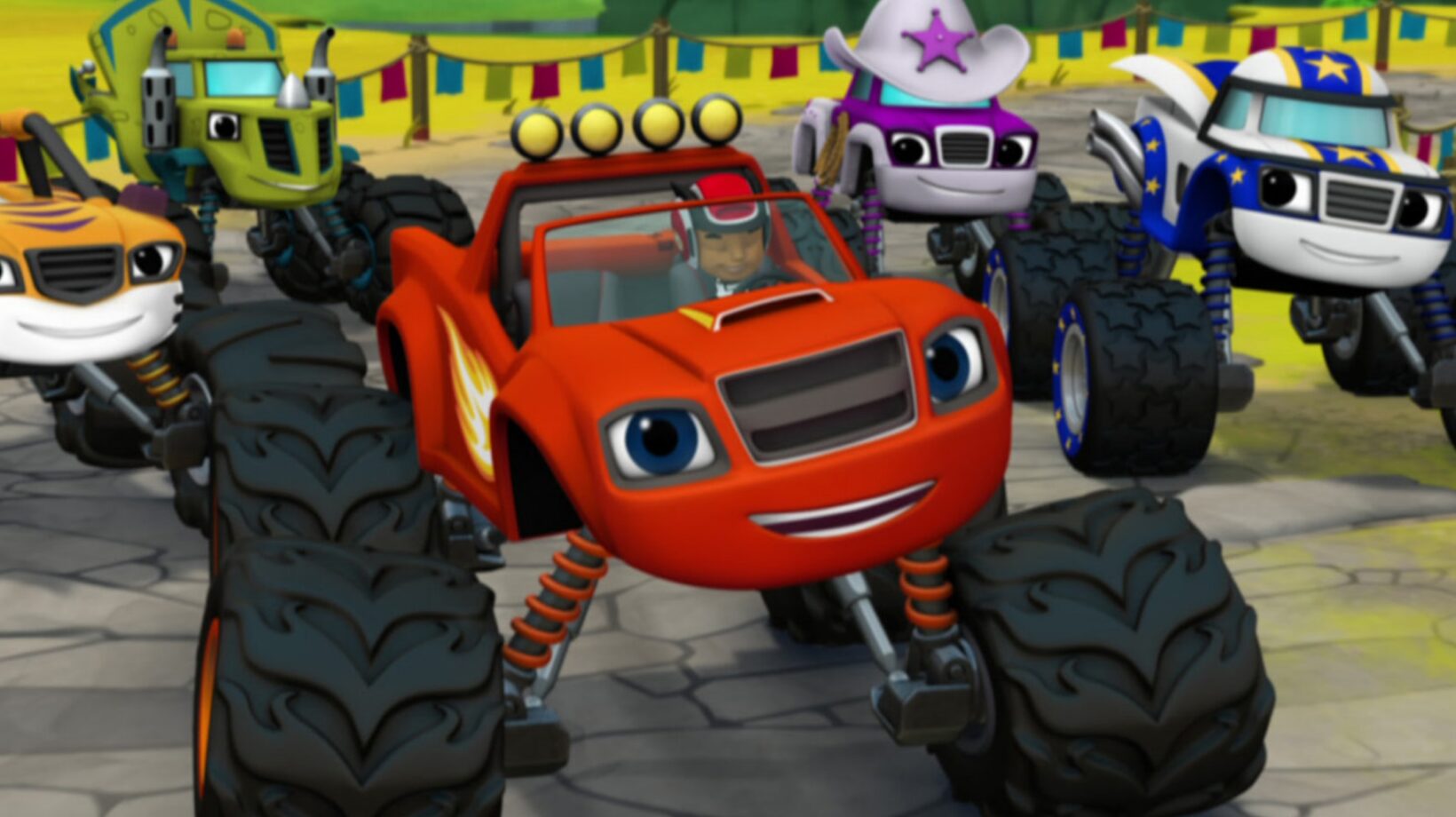 Meet The Characters From Blaze And The Monster Machines