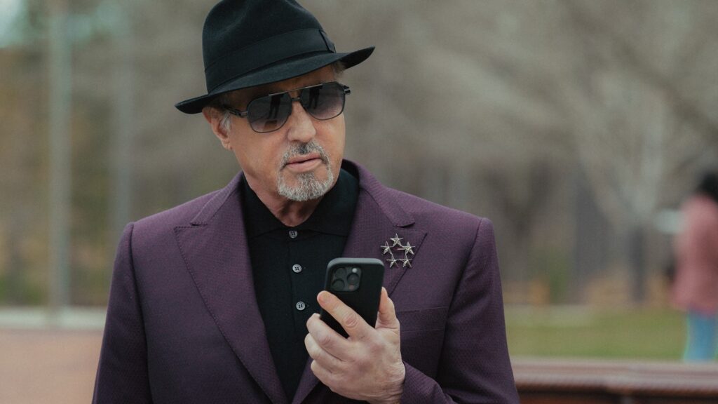 Sylvester Stallone as Dwight Manfredi in Tulsa King 