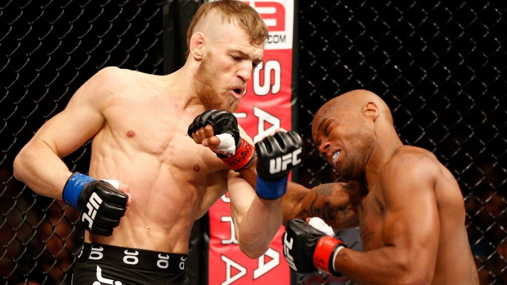 Conor McGregor Marcus Brimage at UFC on Fuel TV 9
