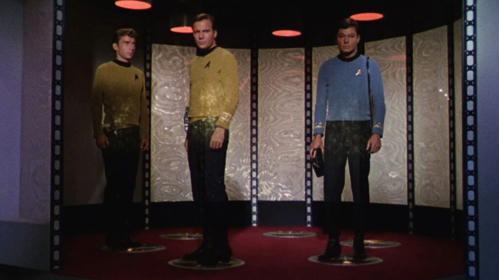 Scene from "The Man Trap" episode of the original Star Trek series