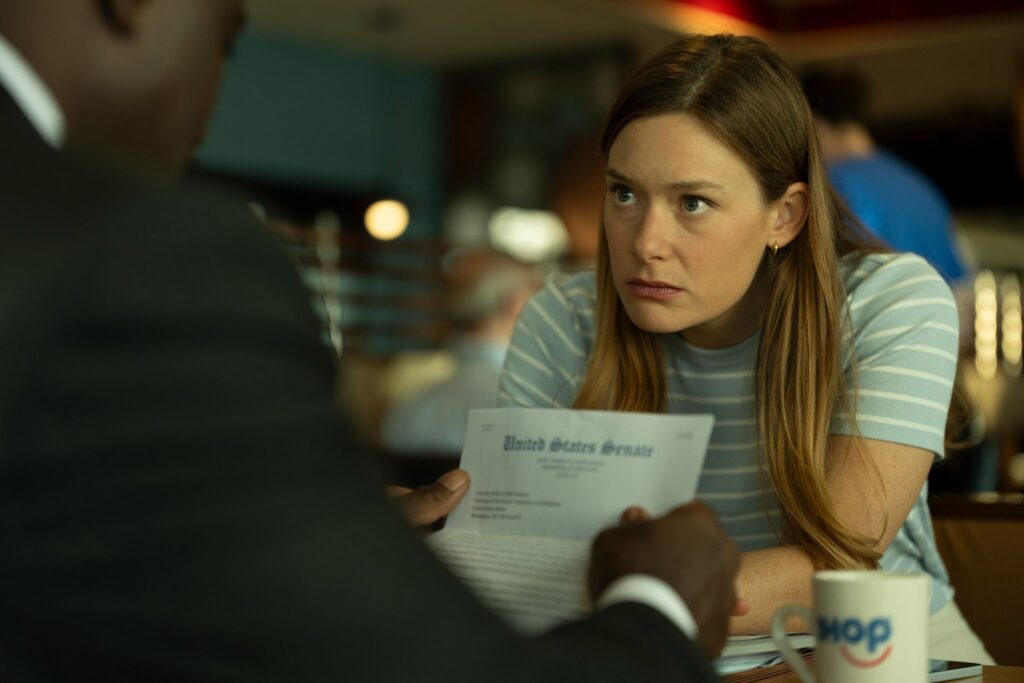 Rachel Keller as Olivia Siffre on Cupertino, airing on CBS and streaming on Paramount+