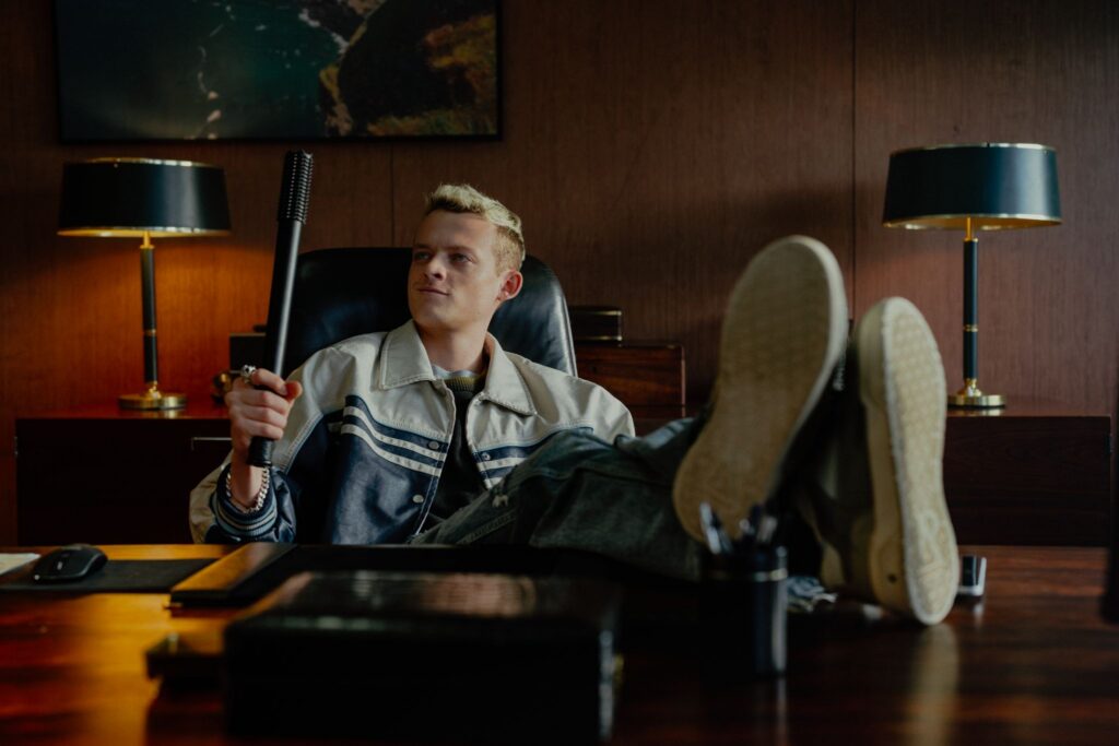Anson Boon as Eddie Harrigan in MobLand