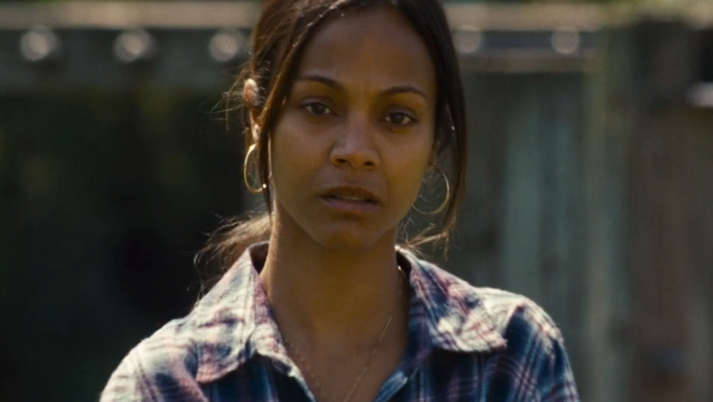 Zoe Saldana in Out of the Furnace