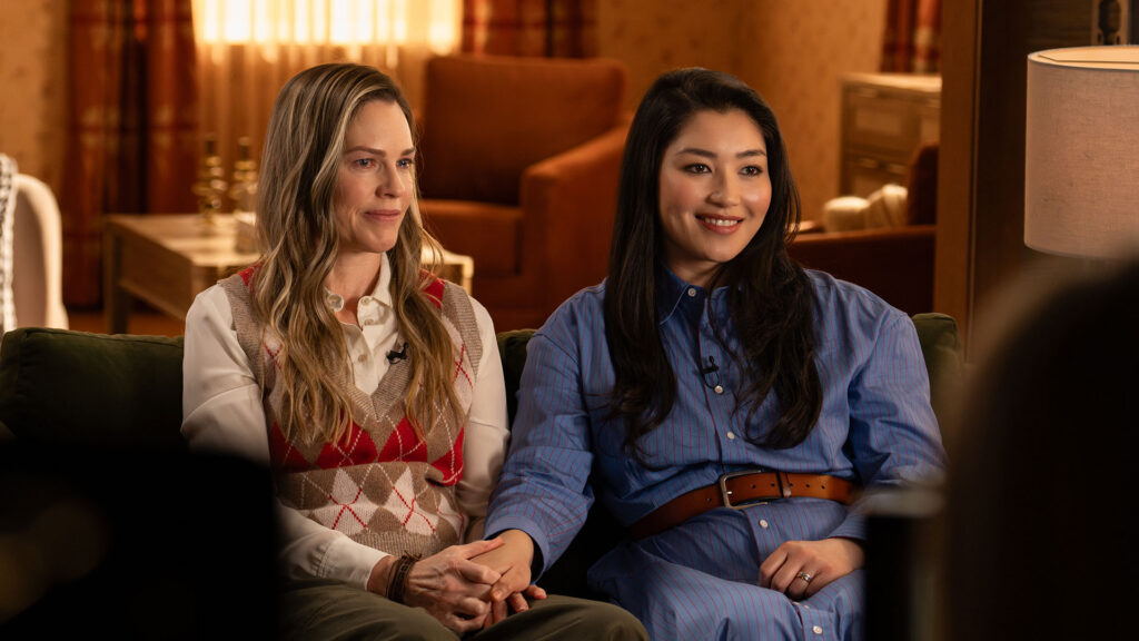 Hilary Swank and Jaylee Hamidi on Yellowjackets Season 4