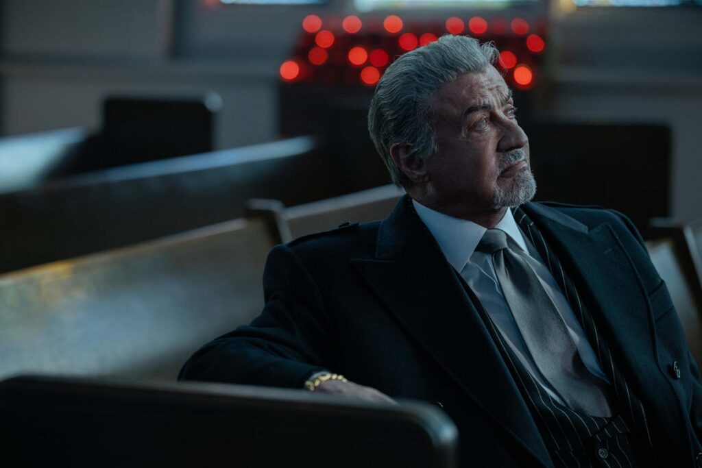 Sylvester Stallone as Dwight Manfredi in Tulsa King, episode 5, season 4, streaming on Paramount+, 2026. Photo Credit: Steve Swisher/Paramount+