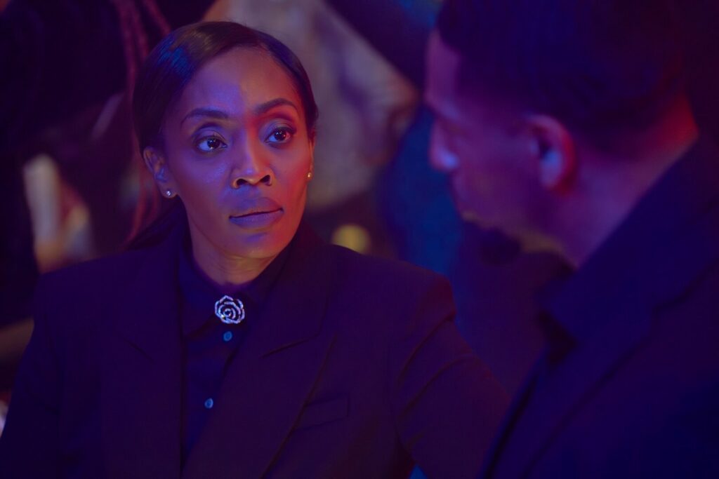 Racquel Palmer as Blue in All The Queen's Men on Paramount+