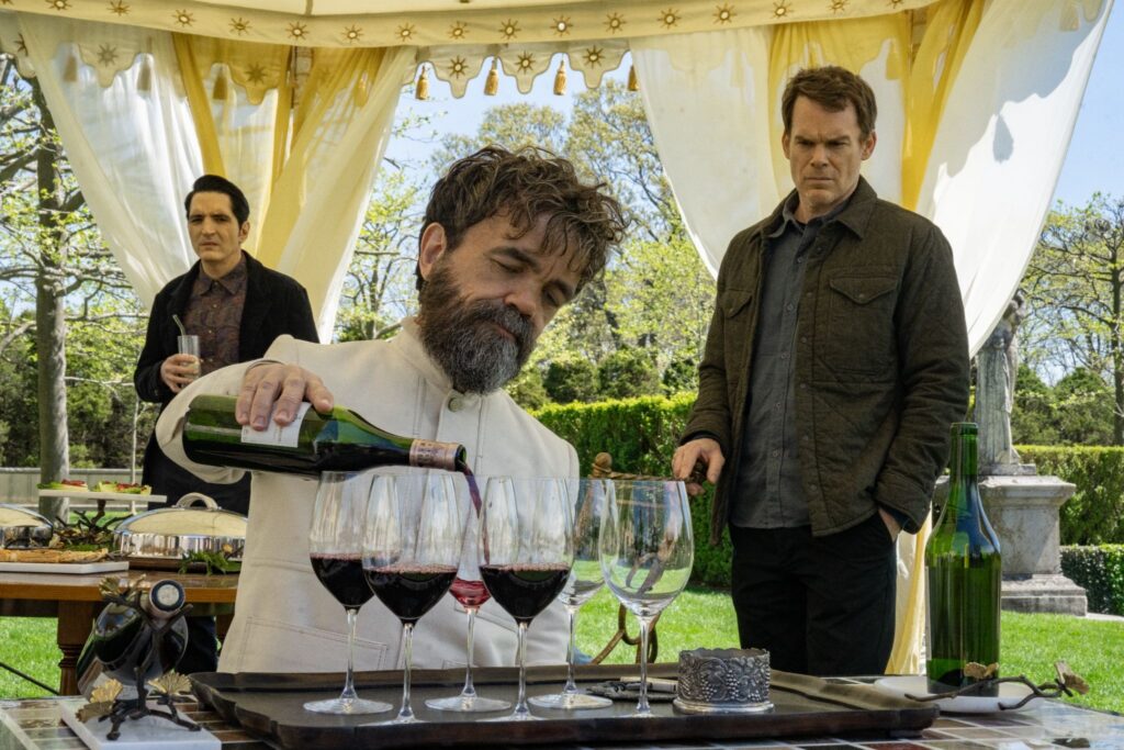 Peter Dinklage, Michael C Hall in Dexter Resurrection
