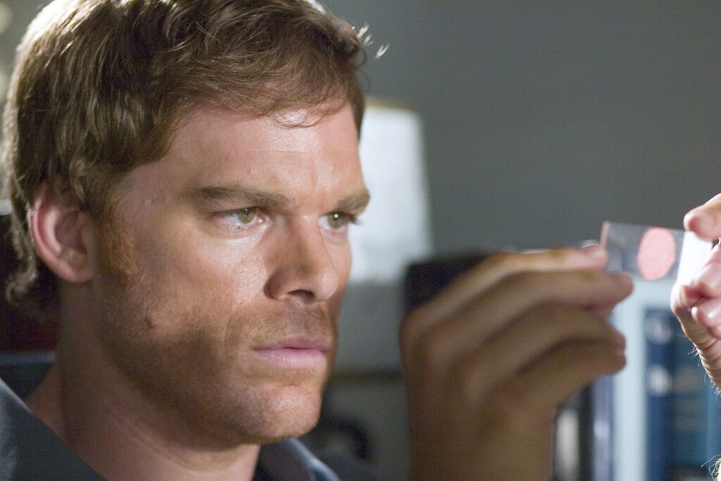 Michael C Hall as Dexter in Dexter
