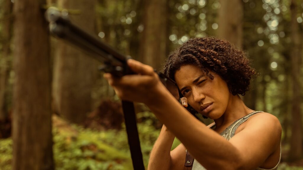 Jasmin Savoy Brown as teenage Taissa Turner in Yellowjackets