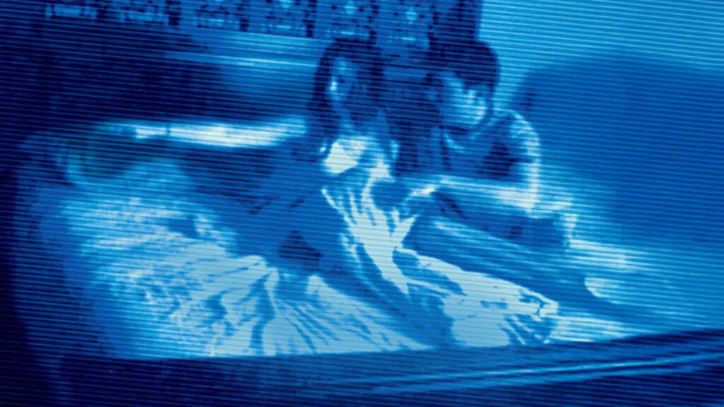 Katie Featherston and Micah Sloat in Paranormal Activity