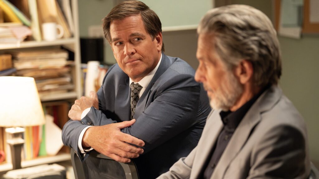 Michael Weatherly as Tony DiNozzo, Gary Cole as Alden Parker in NCIS Season 24