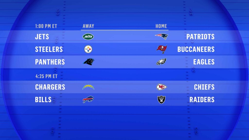 NFL on CBS Week 6 games in 2026 season