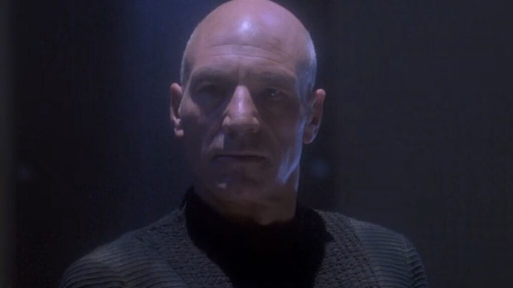 Patrick Stewart as Jean-Luc Picard in Star Trek: The Next Generation