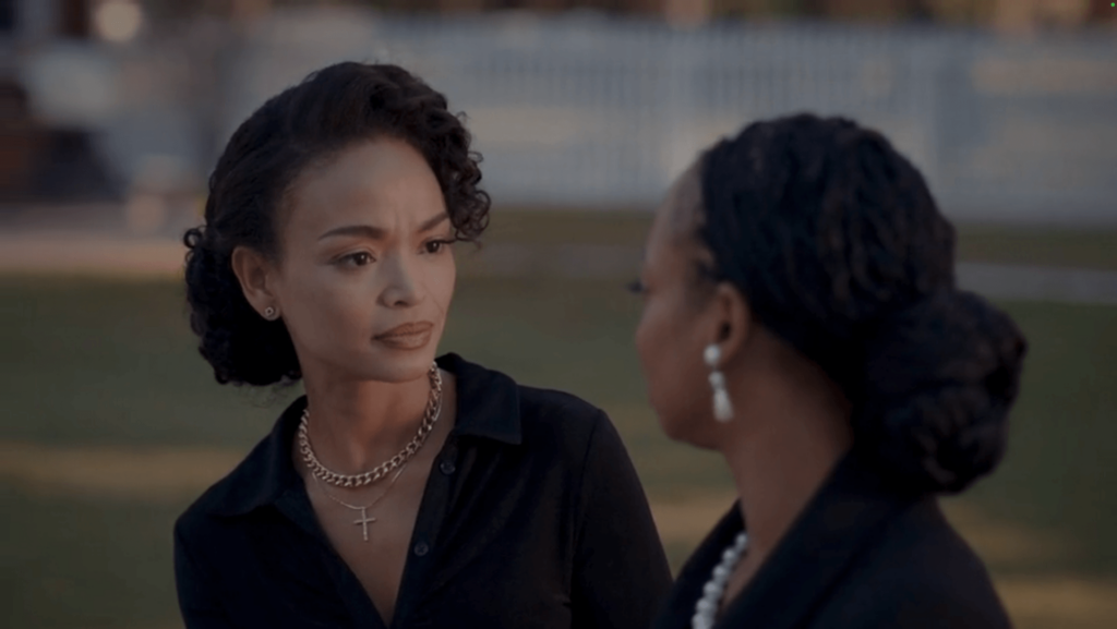 Monique Coleman as Jordan Toussaint in Love Marry Kill