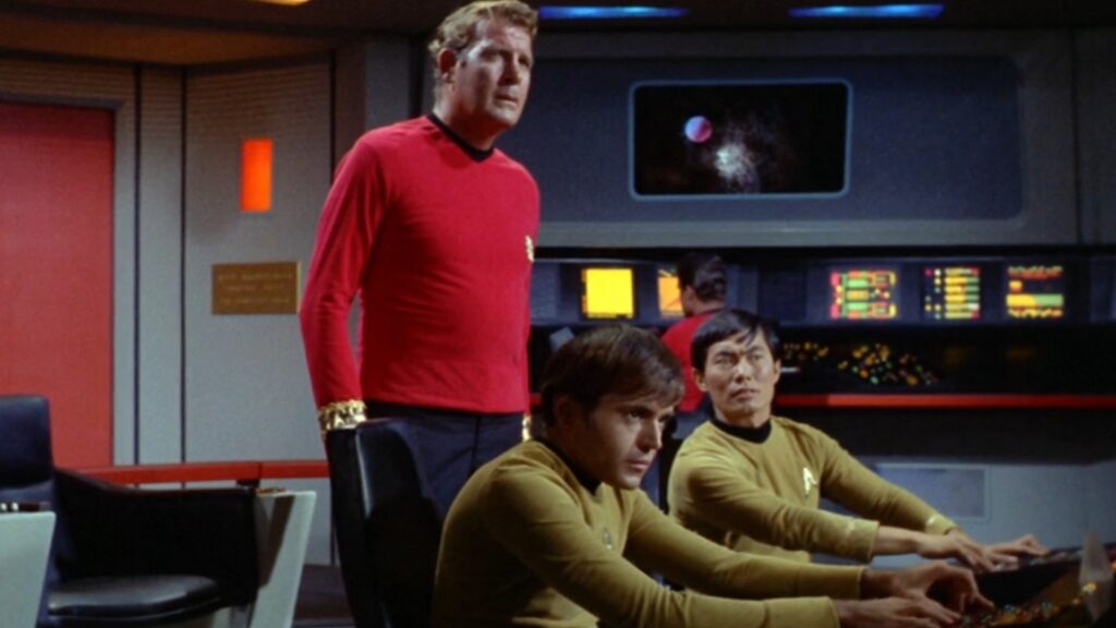 Walter Koenig as Chekov in Star Trek