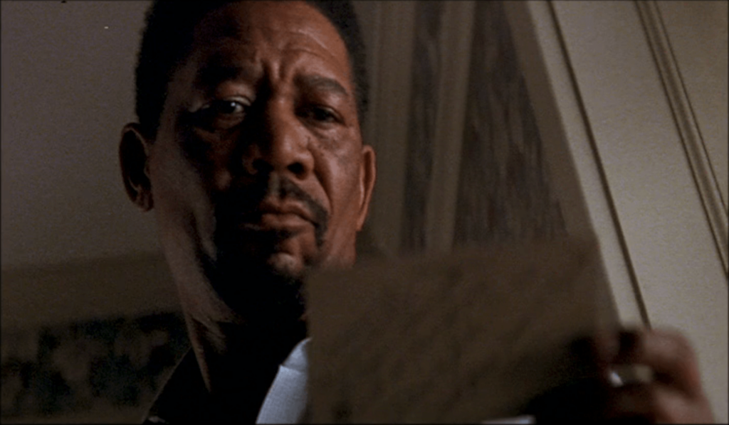 Morgan Freeman as Alex Cross in Kiss the Girls