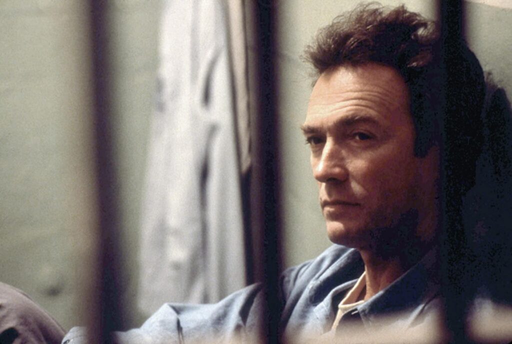 Clint Eastwood as Frank Morris in Escape from Alcatraz