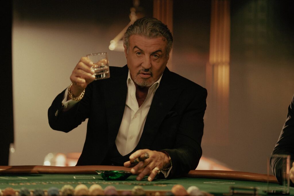 Sylvester Stallone as Dwight Manfredi in Tulsa King