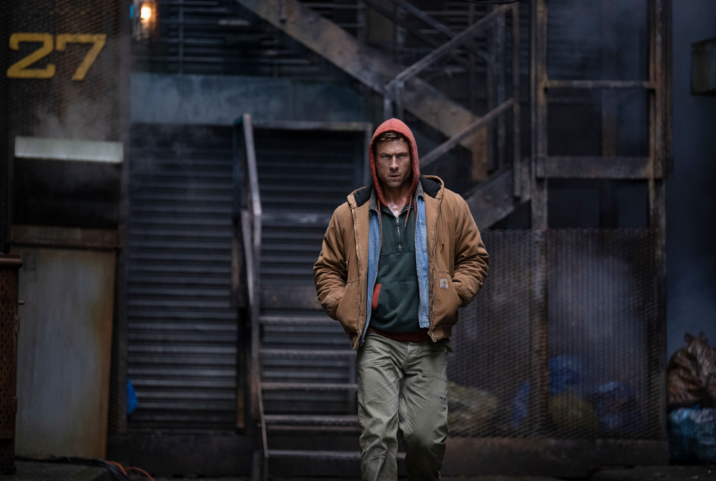 Glen Powell as Ben Richards in The Running Man (2025)