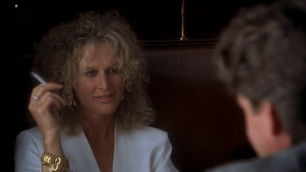 Glenn Close as Alex Forrest in Fatal Attraction