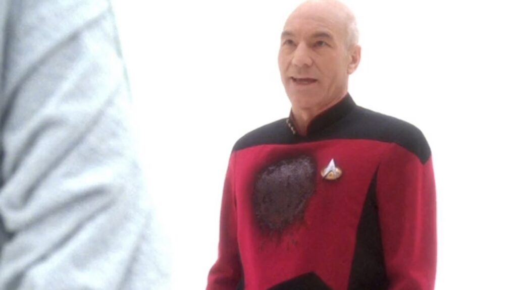Patrick Stewart as Jean-Luc Picard in Star Trek: The Next Generation